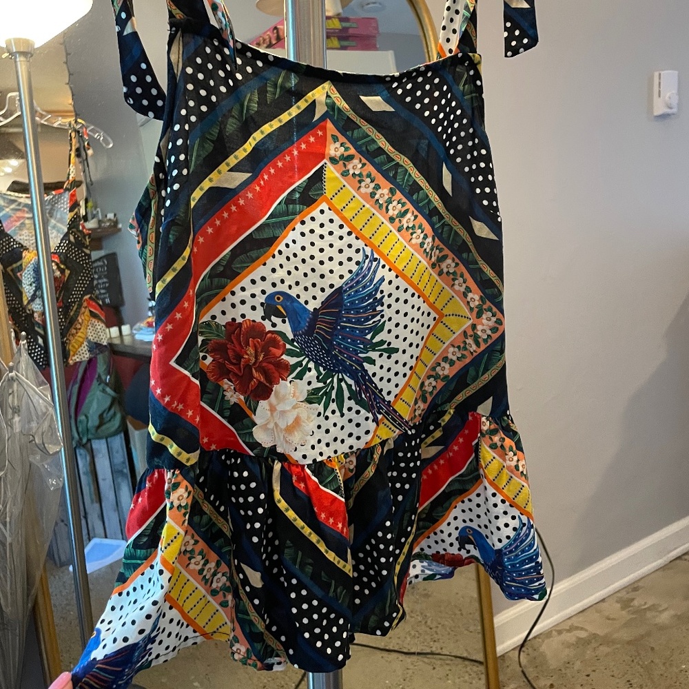 Farm Rio Carmen Peplum Blouse